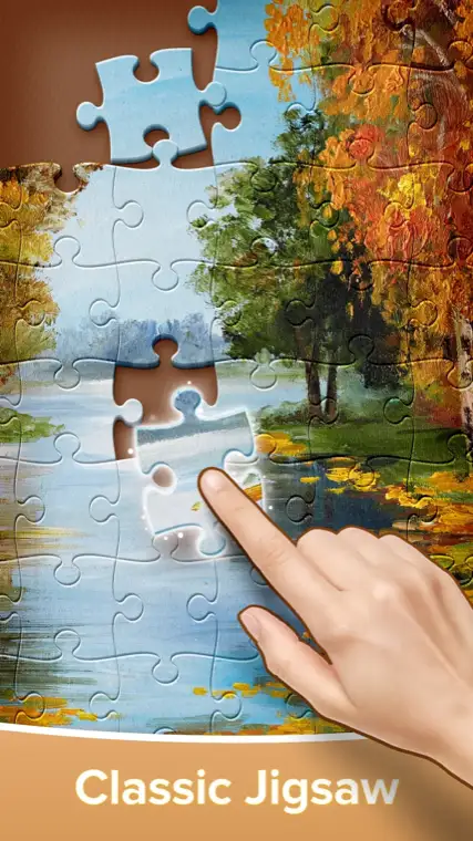 Schermata di gioco di Jigsaw Puzzles: HD